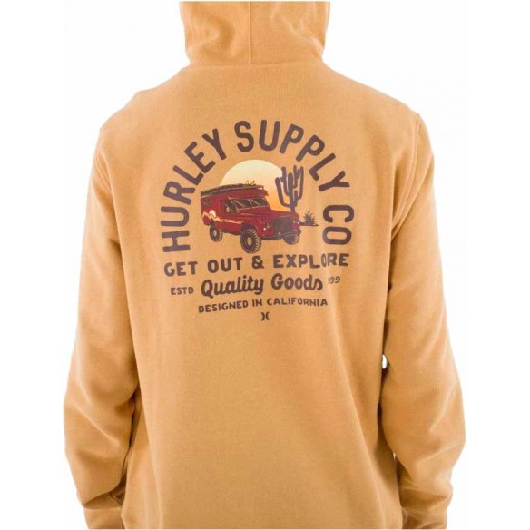 Sweat-shirt Hurley Deserted fleece Pebble