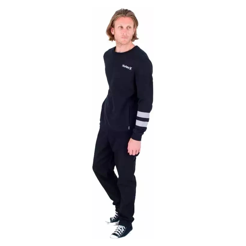 Sudadera Hurley Oceancare crew Black