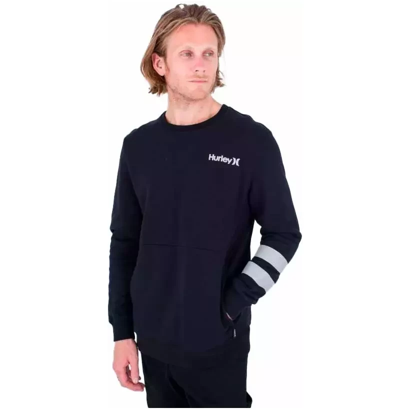 Sweat-shirt Hurley Oceancare crew Black