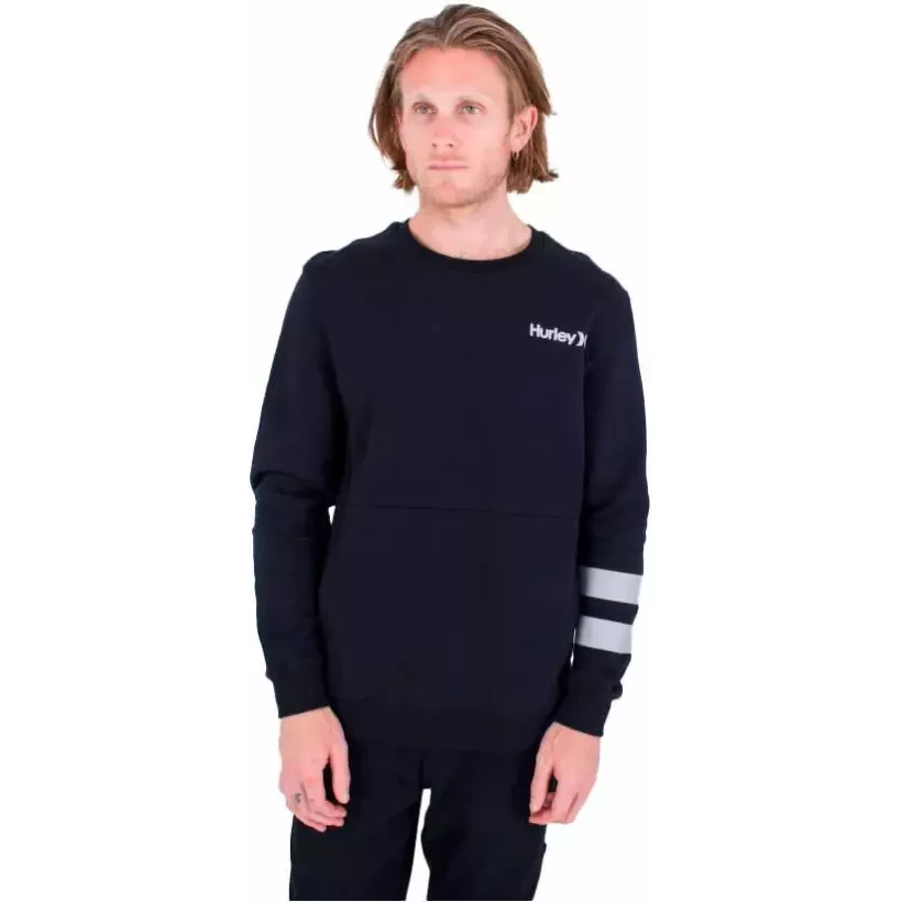 Sweatshirt Hurley Oceancare crew Black