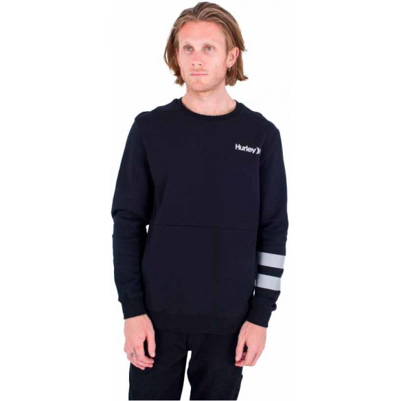 Felpa Hurley Oceancare crew Black