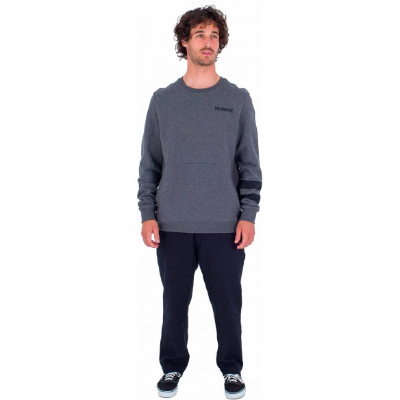 Felpa Hurley Oceancare crew Grey