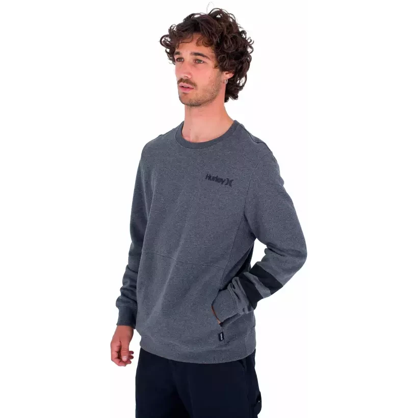 Sweat-shirt Hurley Oceancare crew Grey