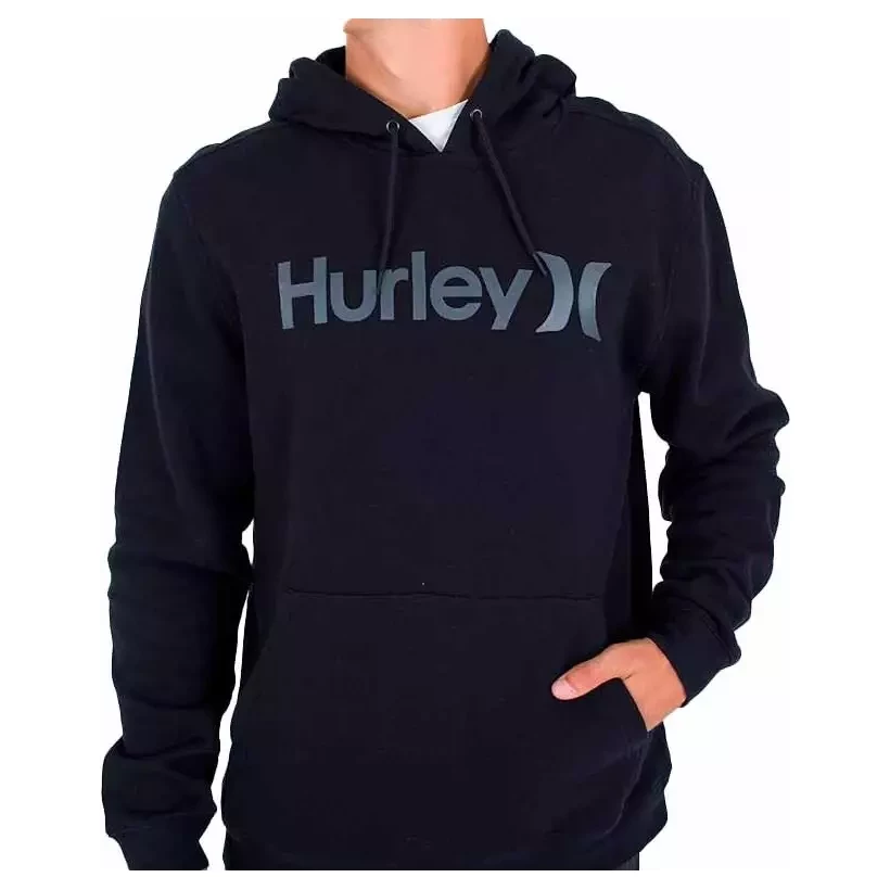 Sudadera Hurley Solid Fleece Black