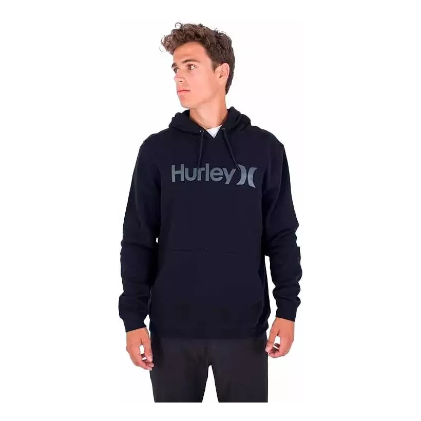 Sudadera Hurley Solid Fleece Black