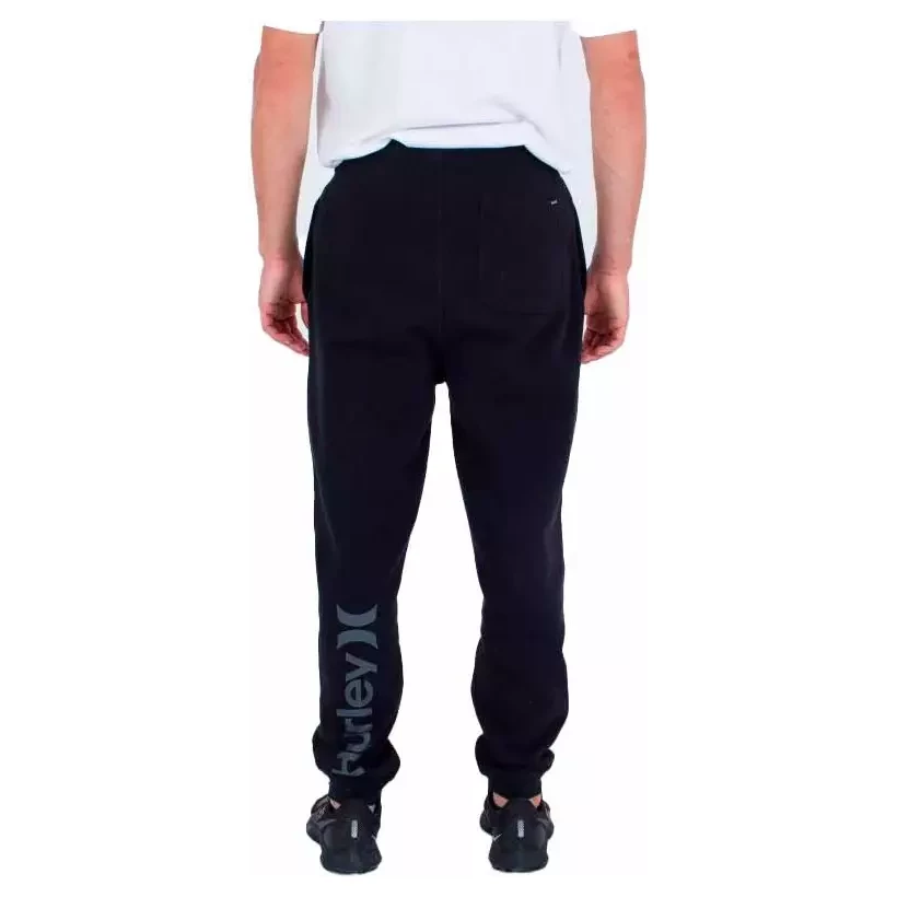 Calça de moletom Hurley Solid Fleece jogger Black