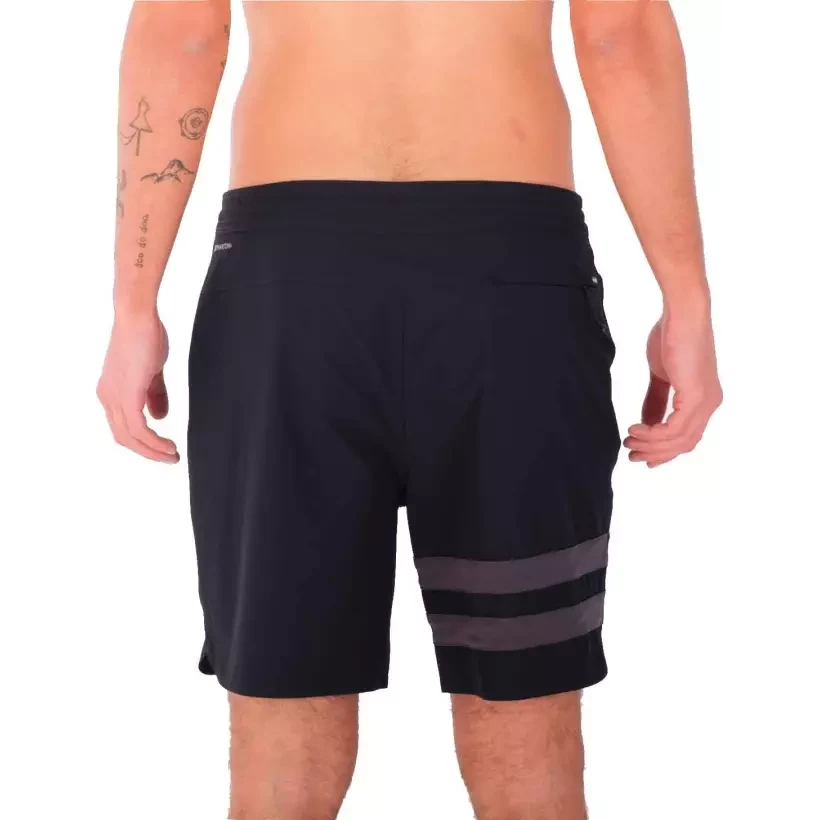 Maillot de Bain Hurley Phantom Block Party Renegade 18'' BLACK