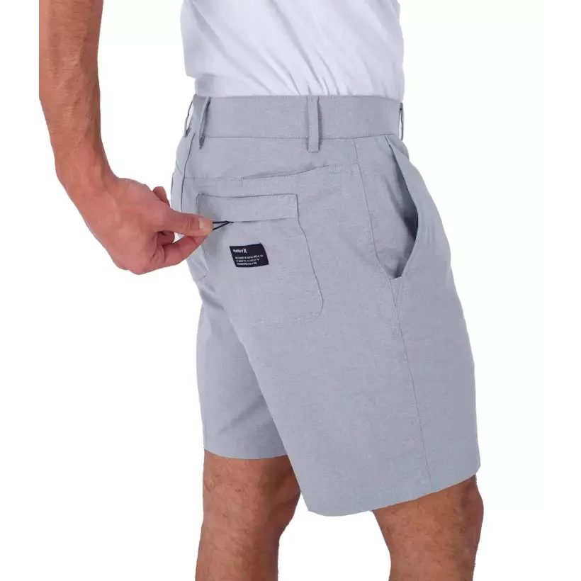 Pantalon corto Hurley H20 Dri Vapor Chino 19'' Ion Grey