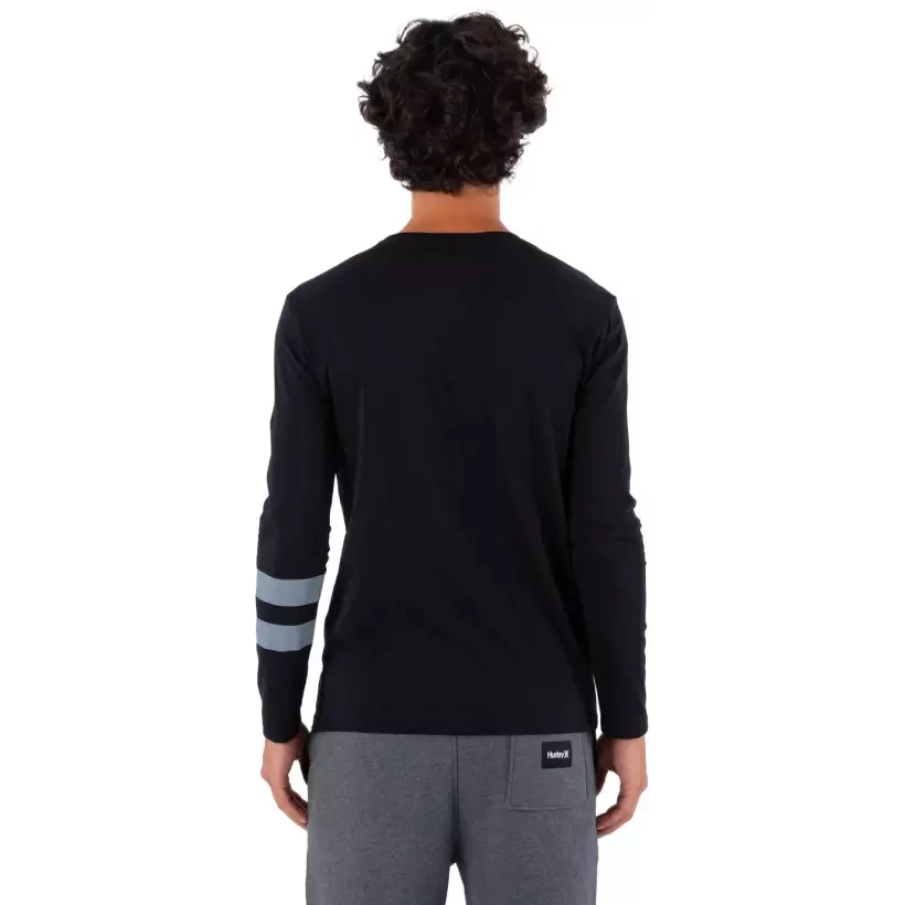 Langärmeliges T-Shirt Hurley Oceancare Black Party