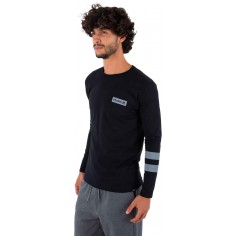 T-shirt a maniche lunghe Hurley Oceancare Black Party