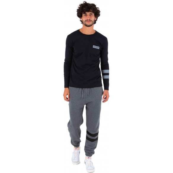 T-shirt a maniche lunghe Hurley Oceancare Black Party