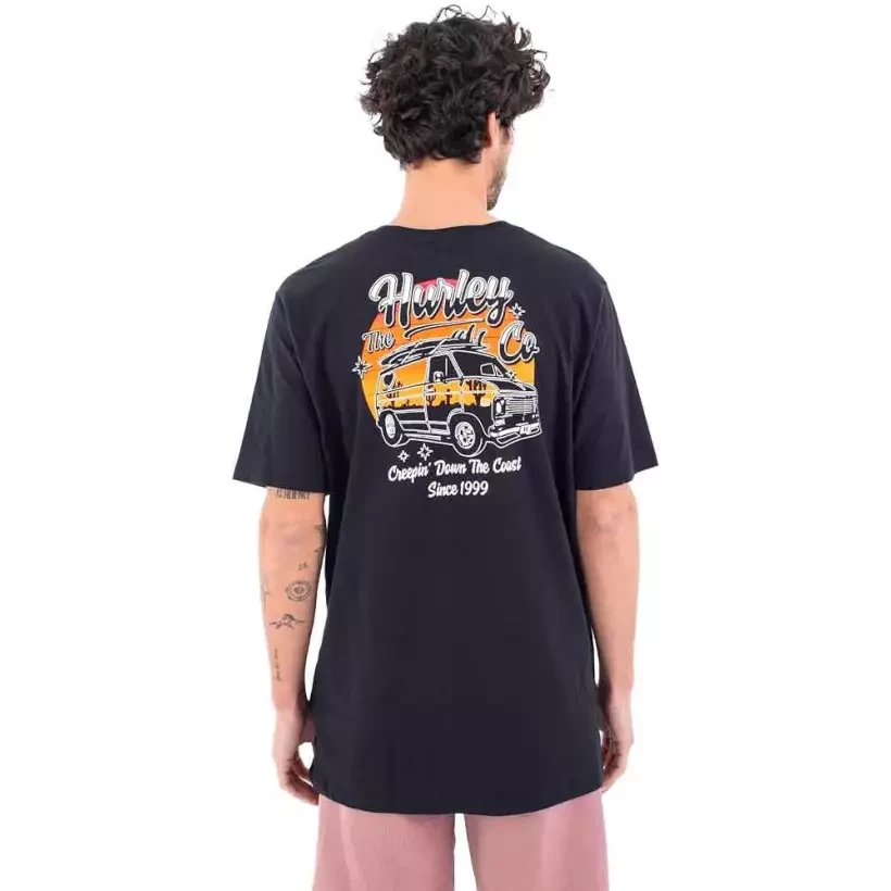 Camiseta Hurley Everyday Creepin´ Black
