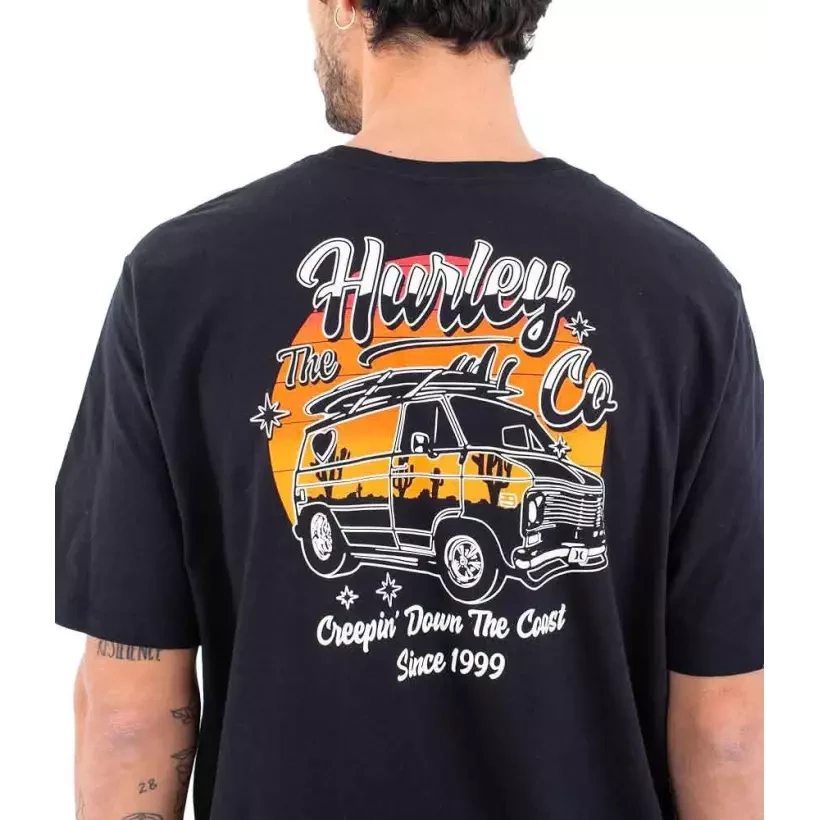Camisa Hurley Everyday Creepin´ Black