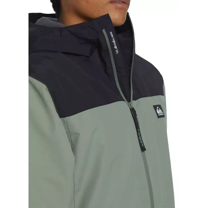 quiksilver Jacket  overcast sea spray