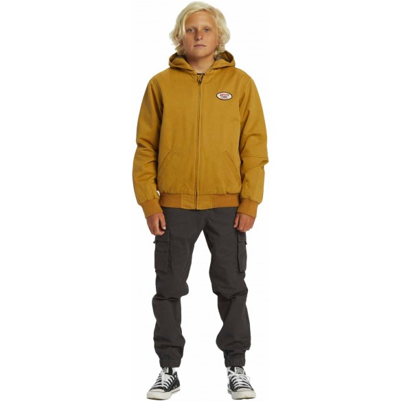 Chaqueta Quiksilver let´s go to school Youth Bone brown
