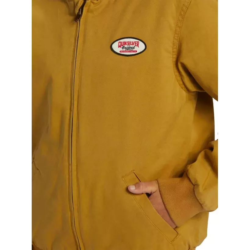 giacca Quiksilver let´s go to school Youth Bone brown
