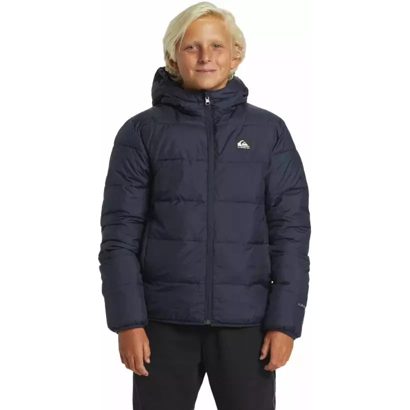 giacca Quiksilver Scaly Reversible Dark Navy Brown