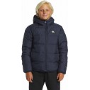 Casaco Quiksilver Scaly Reversible Dark Navy Brown