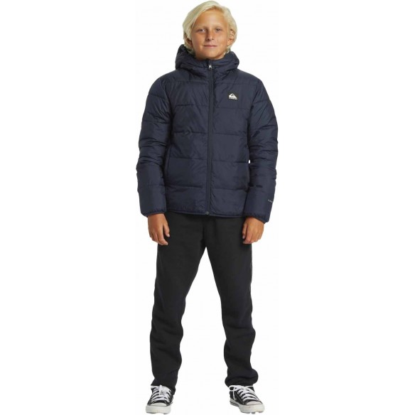 Jacke Quiksilver Scaly Reversible Dark Navy Brown