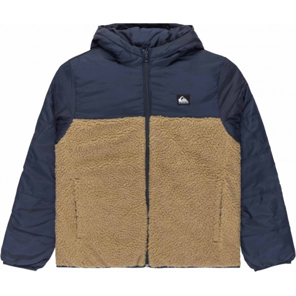 Chaqueta Quiksilver Scaly Reversible Dark Navy Brown