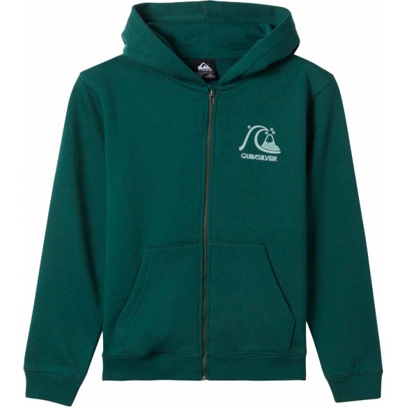 Sudadera Quiksilver Graphic Zip Youth Forest