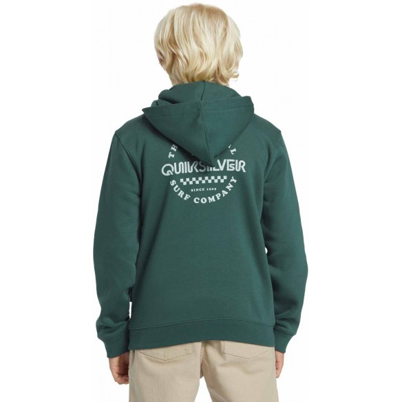 Sweatshirt Quiksilver Graphic Zip Youth Forest
