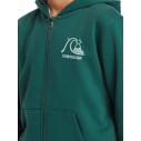 Sweat-shirt Quiksilver Graphic Zip Youth Forest