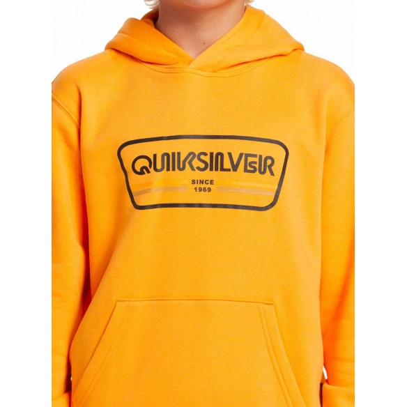 Felpa Quiksilver Graphic Youth Hoodie Orange