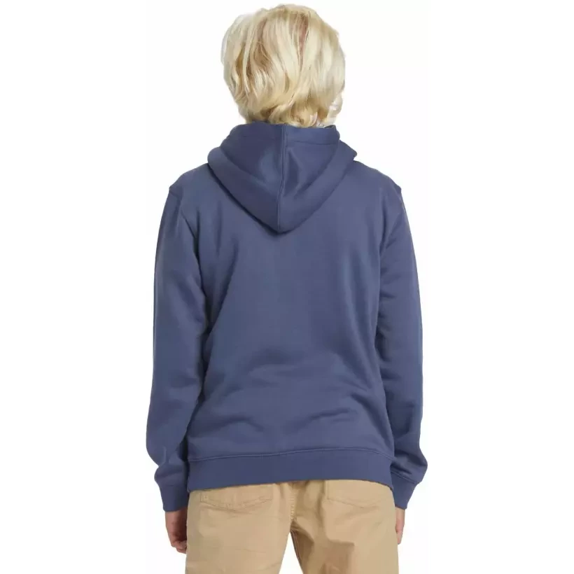 Suéter Quiksilver Graphic Youth Hoodie Vintage Indigo
