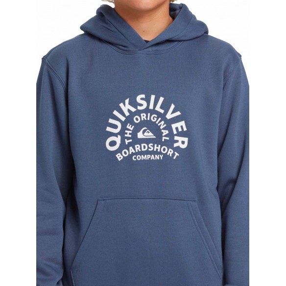 Suéter Quiksilver Graphic Youth Hoodie Vintage Indigo