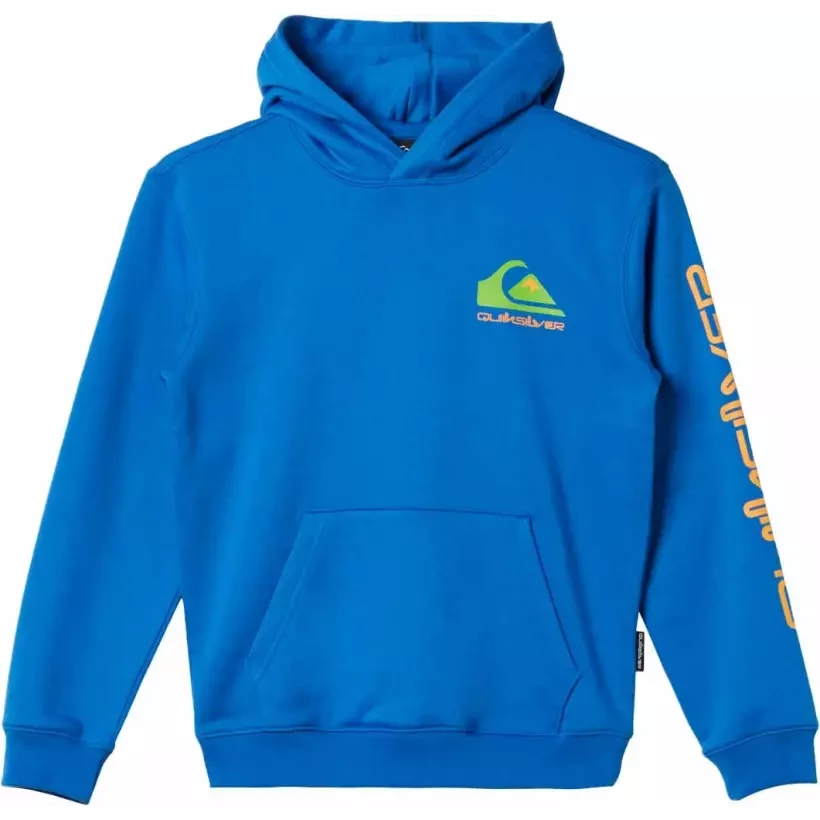 Sweatshirt Quiksilver Omni logo Hoodie Youth Nebulas Blue