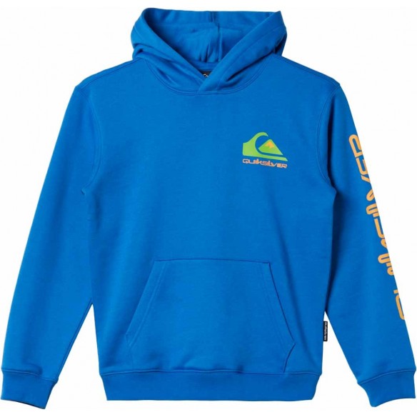 Suéter Quiksilver Omni logo Hoodie Youth Nebulas Blue