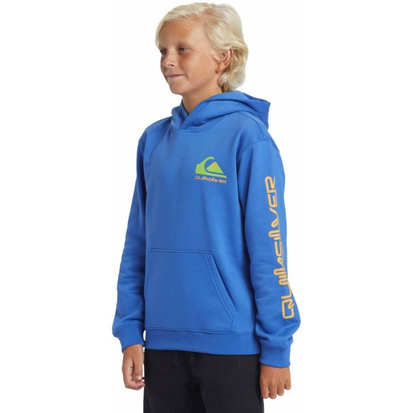 Sudadera Quiksilver Omni logo Hoodie Youth Nebulas Blue