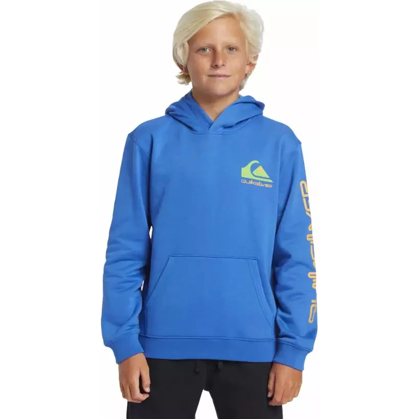 Sudadera Quiksilver Omni logo Hoodie Youth Nebulas Blue