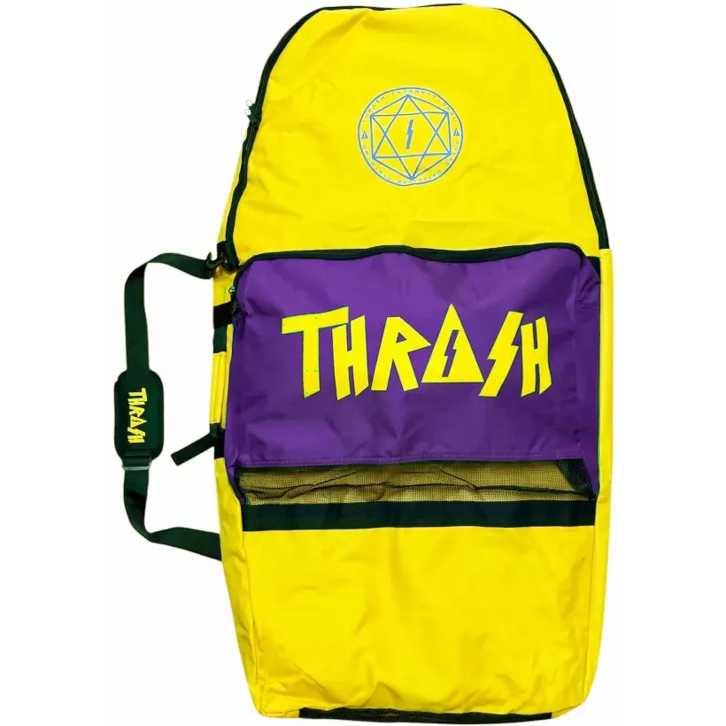 Funda de bodyboard Thrash Daily retro Yellow/Purple