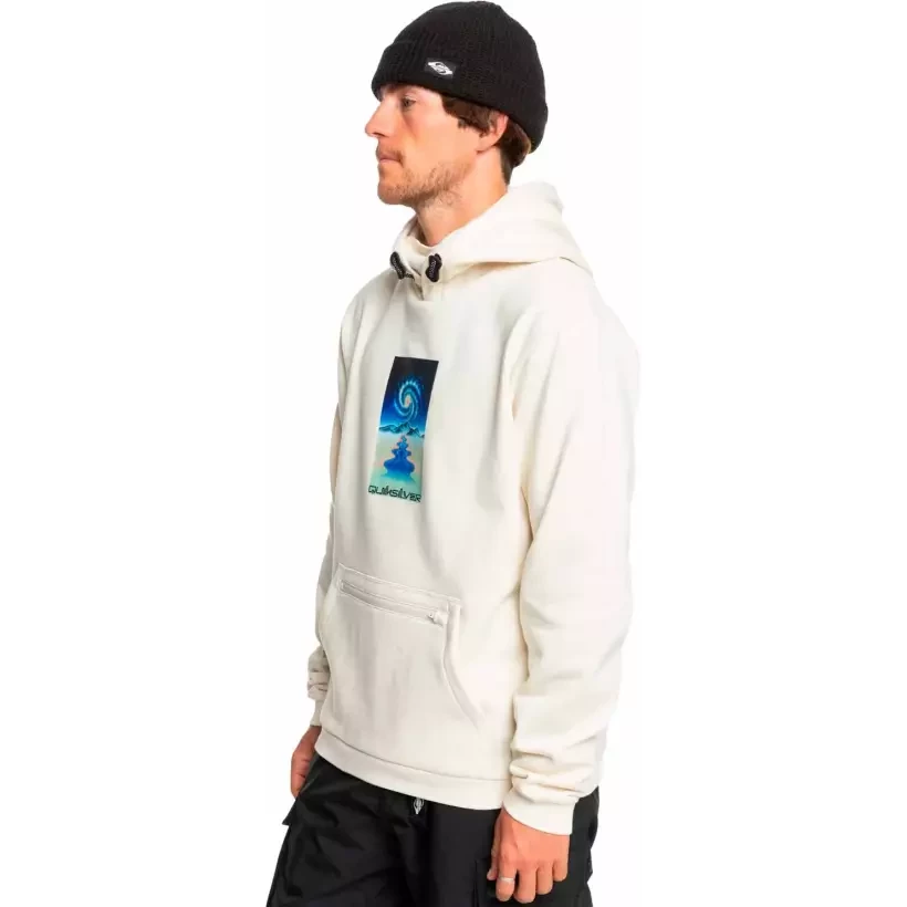 Sudadera QuiksilverBig Logo Tech Hoodie Birch