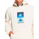 Suéter Quiksilver Big Logo Tech Hoodie Birch