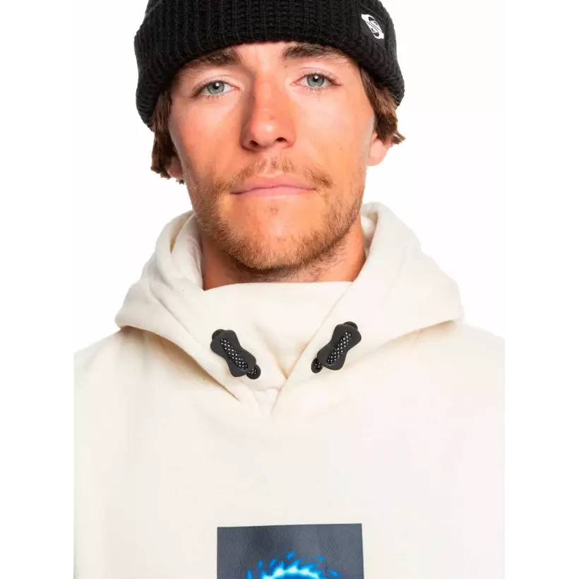 Sweatshirt Quiksilver Big Logo Tech Hoodie Birch