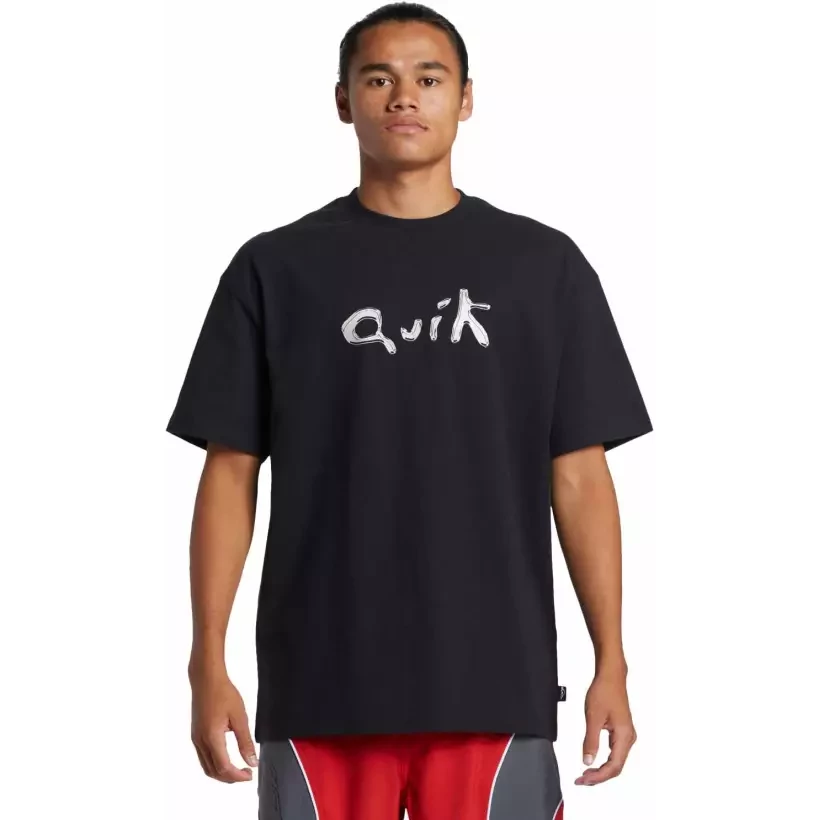 Tee Shirt quiksilver Liquid Mer Black
