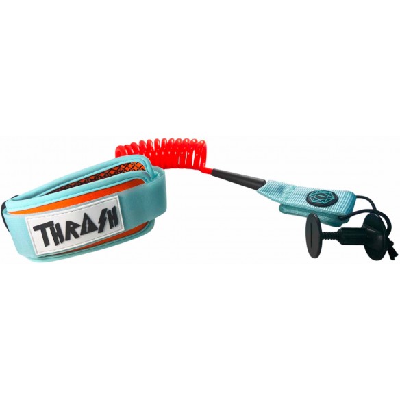 Leash bodyboard Thrash 8mm Hive DK Serie Aqua/Orange