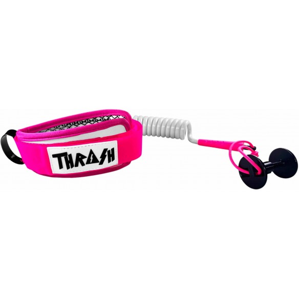 Leash de bodyboard Thrash 8mm Hive X Serie White/Pink