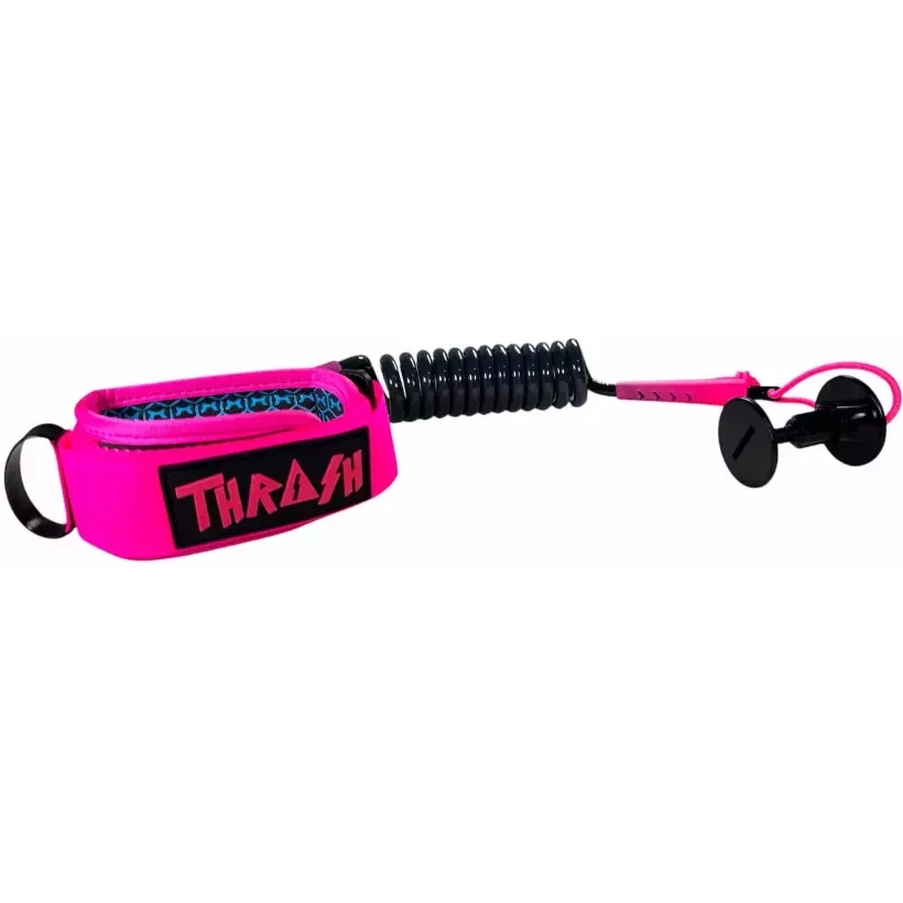 Leash de bodyboard Thrash 8mm Hive X Kids Serie Pink/Black