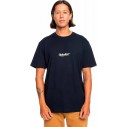 Tee Shirt quiksilver Simple Lettring Black