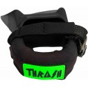 Sujeta aletas Thrash Heel Pad Black/Green