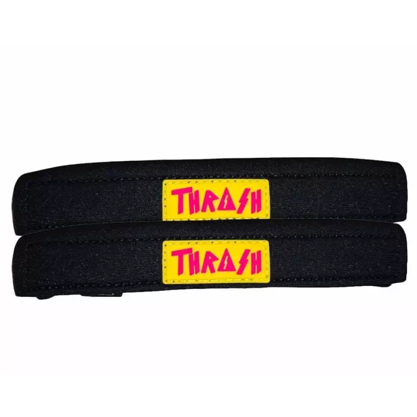 Leash de Pé de pato Thrash Heel Pad Black/Yellow