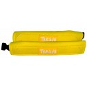 Leash de Pé de pato Thrash Heel Pad Yellow