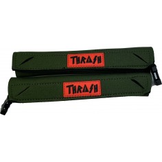 Thrash Heel Pad Army Green/Orange 2