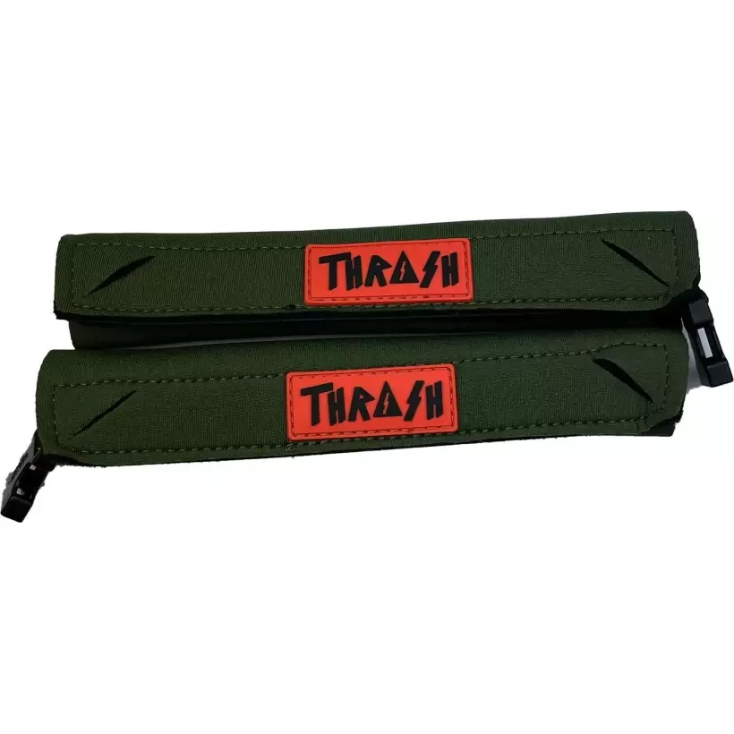 Leash de Pé de pato Thrash Heel Pad Army Green/Orange