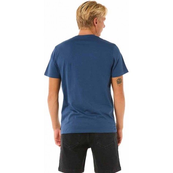 T-Shirt Rip Curl SURF PARADISE BADGE TEE Blue