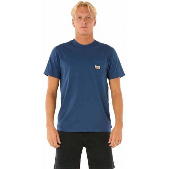 Camiseta Rip Curl SURF PARADISE BADGE TEE Blue